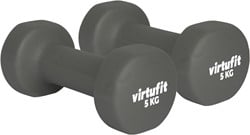 VirtuFit Vinyl Dumbbell Set Pro - 2 x 5 kg