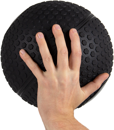VirtuFit Slam Ball met hand