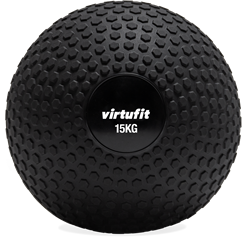 VirtuFit Slam Ball - Fitness Bal - 15 kg - Zwart