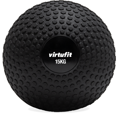 VirtuFit Slam Ball – Fitness Bal – 15 kg – Zwart