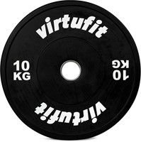 VirtuFit Bumper Plate - Olympische Halterschijf van Rubber - 50 mm - 10 kg-2