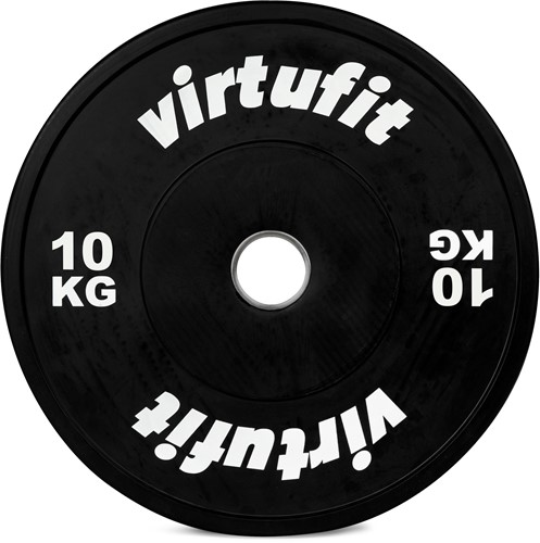 VirtuFit Bumper Plate - Olympische Halterschijf van Rubber - 50 mm - 10 kg-2