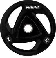 VirtuFit Olympische Rubberen Halterschijf - 20 kg-2