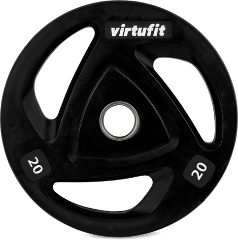VirtuFit Olympische Rubberen Halterschijf - 20 kg-2