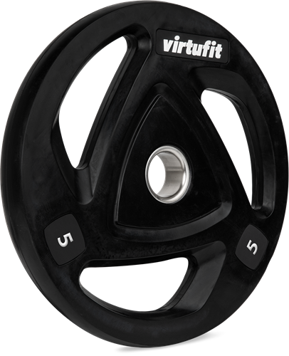 VirtuFit Olympische Rubberen Halterschijf - 5 kg