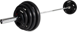 VirtuFit Olympische Rubberen Halterset - 120 kg