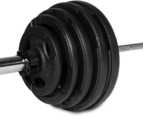 VirtuFit Olympische Gietijzeren Halterset - 170 kg-3
