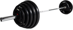 VirtuFit Olympische Rubberen Halterset - 170 kg