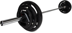 VirtuFit Olympische Rubberen Halterset - 90 kg