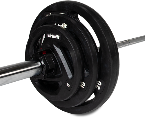 VirtuFit Olympische Rubberen Halterset - 90 kg-3