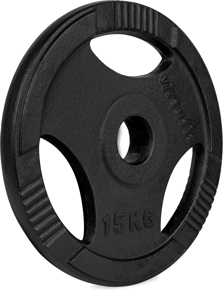 VirtuFit Olympische Gietijzeren Halterschijf - 15 kg