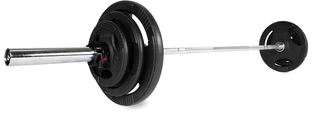 VirtuFit Olympische Gietijzeren Halterset - 90 kg