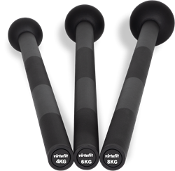 VirtuFit Macebell Set - Zwart - 4, 6, 8 kg