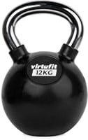VirtuFit Kettlebell - Rubber/Chroom - 12 kg-2