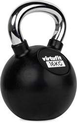 VirtuFit Kettlebell - Rubber/Chroom - 16 kg