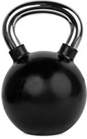 VirtuFit Kettlebell - Rubber/Chroom - 28 kg-2