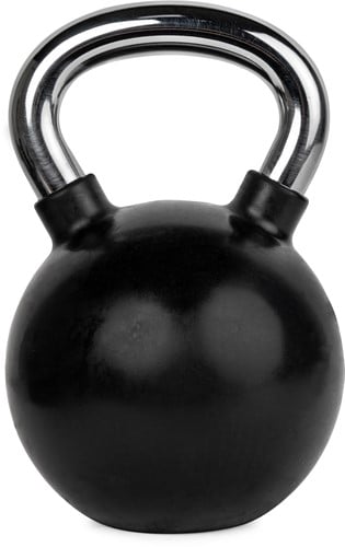VirtuFit Kettlebell - Rubber/Chroom - 28 kg-2