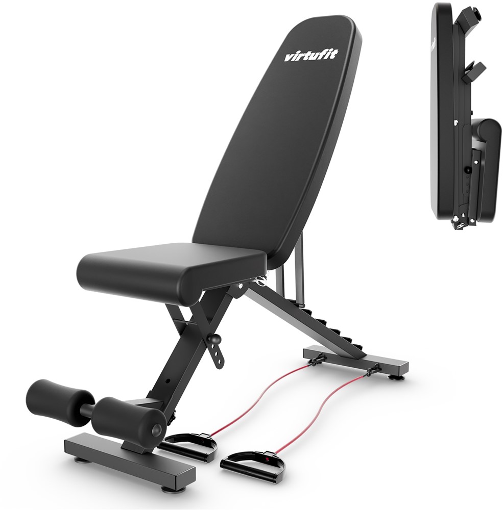 VirtuFit Opvouwbare Verstelbare Fitnessbank FB100