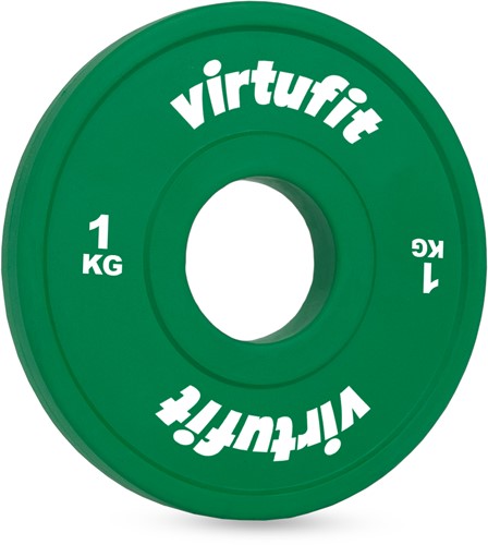 VirtuFit Olympische Fractional Plate - Halterschijf - Bumper Plate - 1 kg