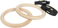 VirtuFit Houten Gym Ringen - Inclusief straps