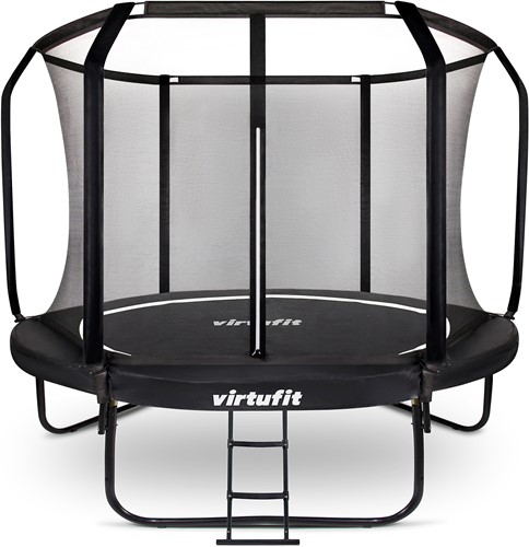 VirtuFit Premium Trampoline met Veiligheidsnet - Zwart - 366 cm-2