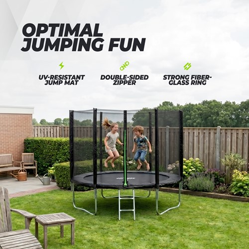 VirtuFit Trampoline met Veiligheidsnet - Zwart - 305 cm-2