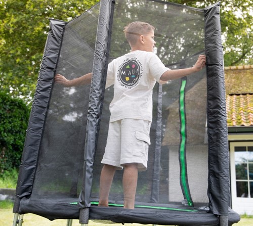 VirtuFit Kindertrampoline met Veiligheidsnet - Zwart - 140 cm-3