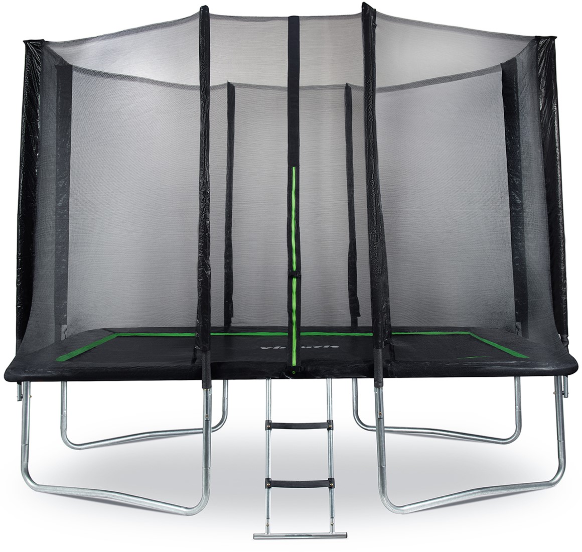 iets Matron Misverstand VirtuFit Rechthoekige Trampoline met Veiligheidsnet - Zwart - 213 x 305 cm  | Fitnessapparaat.nl