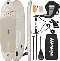 VirtuFit Supboard Cruiser 305 - Sand Beige - Met Kajak zitje, accessoires en draagtas