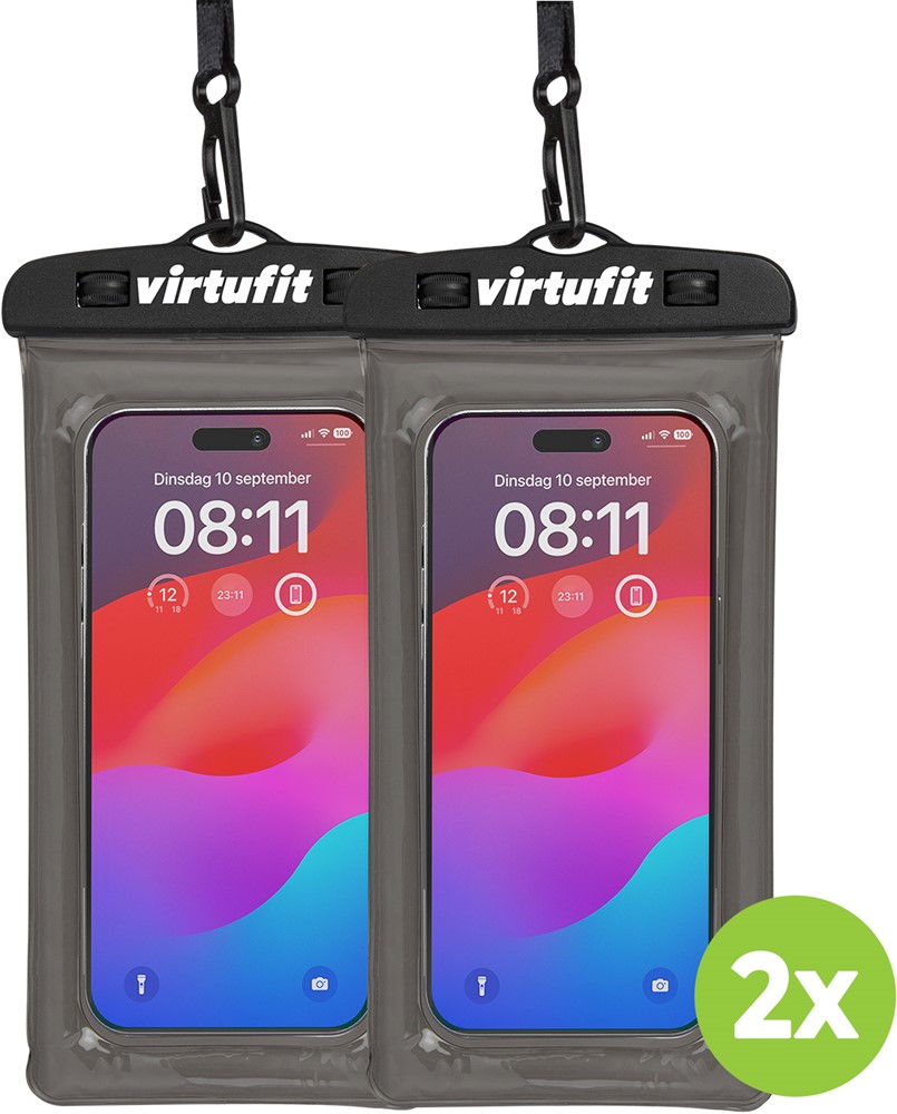 VirtuFit Waterdichte Telefoonhoes - Set van 2