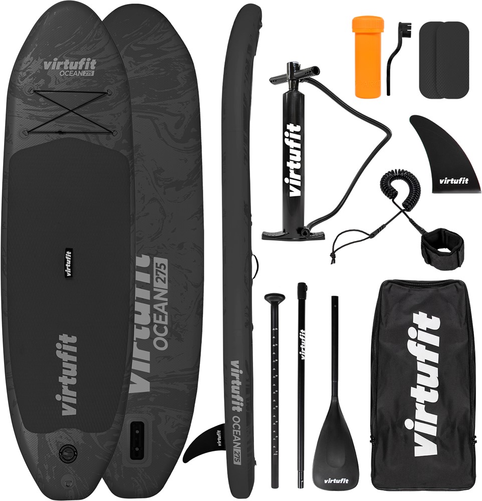 VirtuFit Supboard Ocean 275 - Zwart - Met accessoires en draagtas - Tweedekans