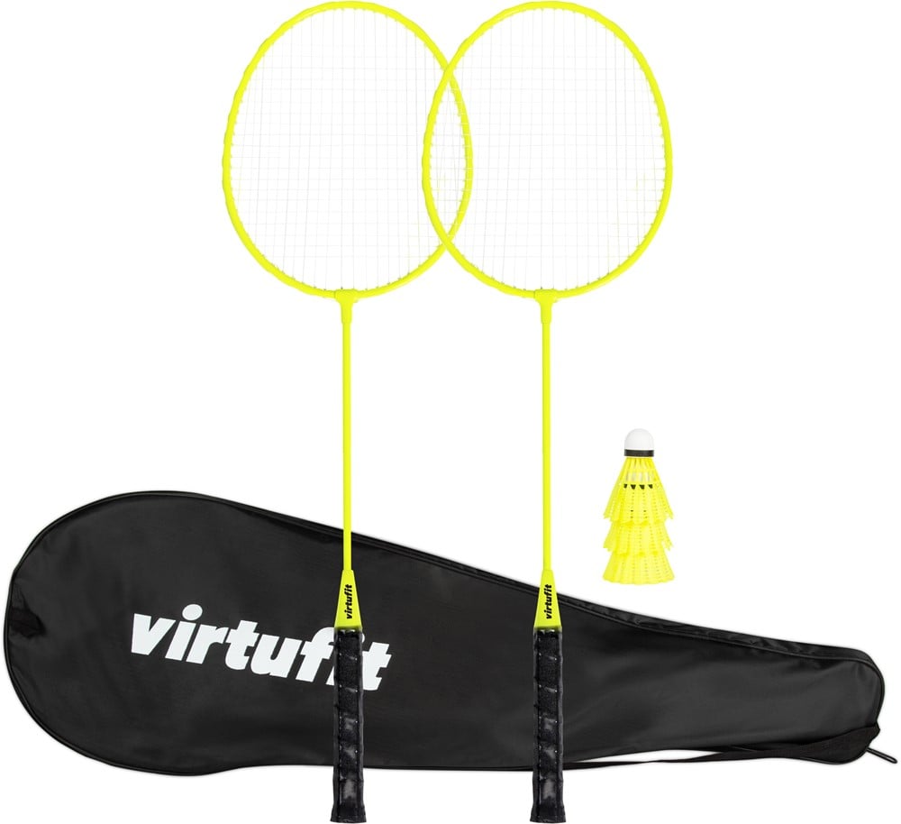 VirtuFit Badminton Set - 2 Rackets - 3 shuttles - Inclusief draagtas