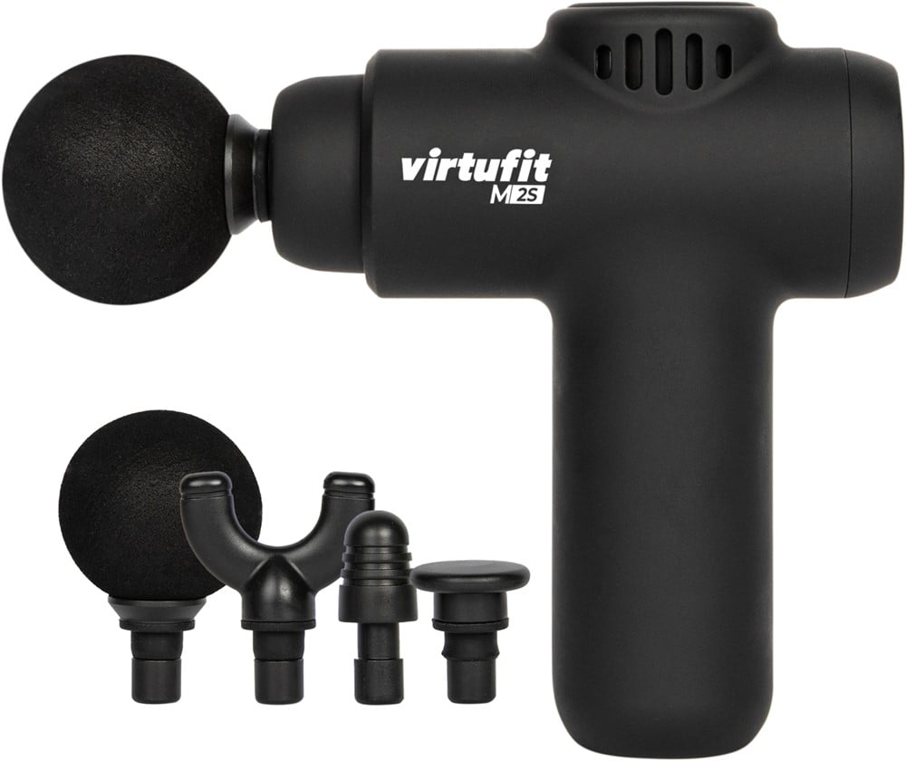 VirtuFit M1s Mini Massage Gun - 4 opzetstukken - Incl. Opbergtas