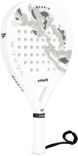 VirtuFit Hybrid Padel Set - Wit - Grijs-2