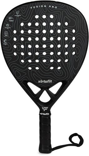 VirtuFit Fusion Pro Padel Racket - Zwart - Grijs-2