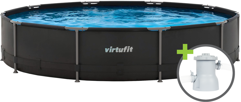 VirtuFit Rond Zwembad - 366 cm - Inclusief Filterpomp - Tweedekans
