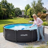 VirtuFit Aluminium Telescoopsteel voor Zwembadnetten, Borstels, Stofzuigers en overige accessoires-3