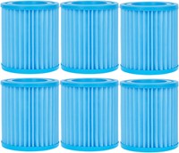 VirtuFit Voordeelbox Anti Bacteriële Cartridge Filterpomp Type H 6x