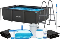 VirtuFit Zwembad Rechthoekig 260x180 cm Compleet Pakket