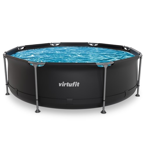 VirtuFit Rond Zwembad - Ø244 x 76 cm - Antraciet