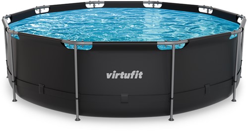VirtuFit Rond Zwembad - Ø366 x 100 cm - Antraciet