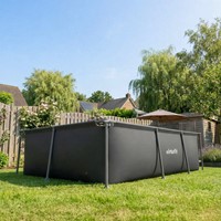 VirtuFit Rechthoekig Zwembad - 260 x 180 x 66 cm - Antraciet - Compleet Pakket-3