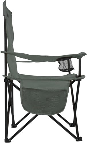 Campingstoel zijaanzicht