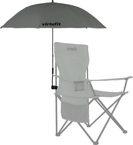 VirtuFit Universele Stoelparasol - Grijs-2