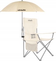 VirtuFit Universele Stoelparasol - Beige-2