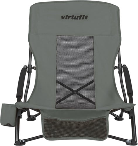 VirtuFit Opvouwbare Strandstoel - Grijs-2