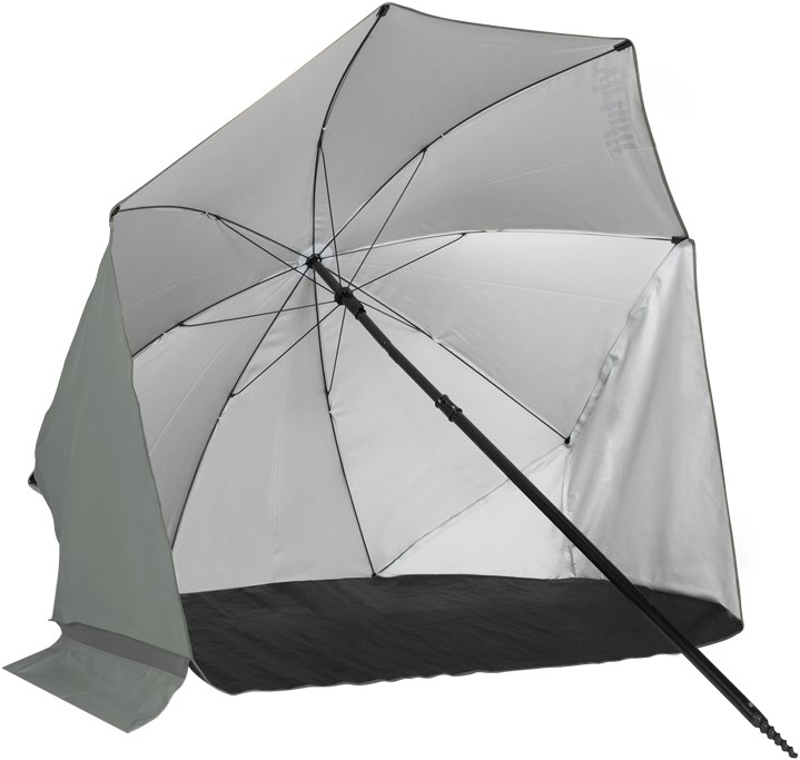 VirtuFit Strandparasol - Windscherm - 160 cm - Grijs