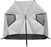 VirtuFit Strandparasol Premium - Windscherm - 200 cm - Grijs-2