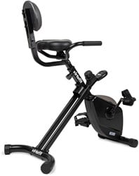 VirtuFit DB1.0 Opvouwbare Deskbike met Rugleuning - Bureaufiets met Computer - Gratis trainingsschema