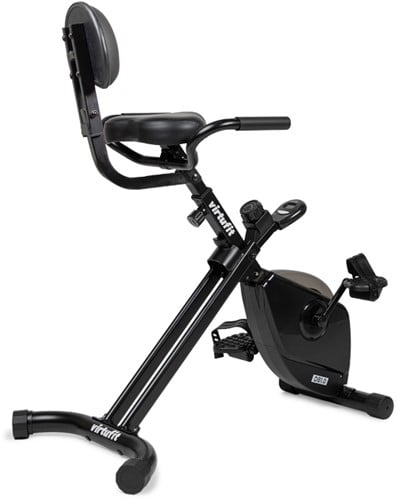 VirtuFit DB1.0 Opvouwbare Deskbike met Rugleuning - Bureaufiets met Computer - Gratis trainingsschema